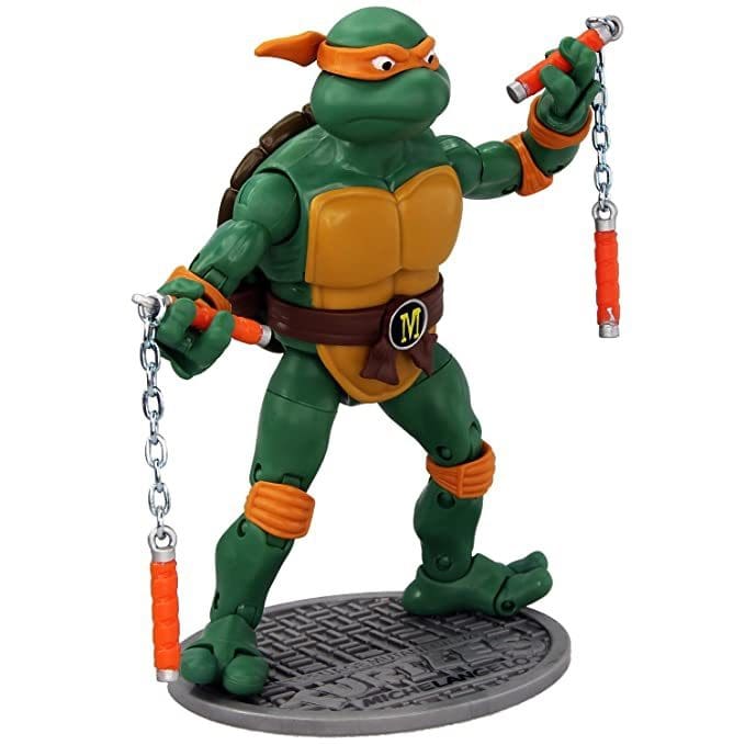 PLAYMATES TEENAGE MUTANT NINJA TURTLES CLASSIC FIGURE - MICHEL ANGELO ...