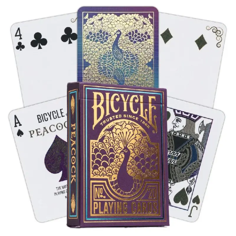 Bicycle Peacock Purple No 20 Playing Cards