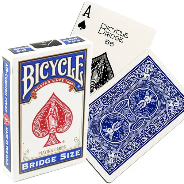 Bicycle Rider Back Bridge Size cards deck – Red or Blue