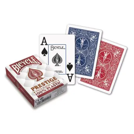 Bicycle Prestige Rider poker cards – Red or Blue