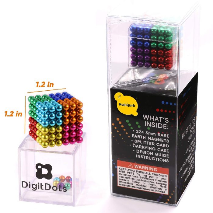 Bolitas Magnéticas 224 Unidades Multicolor 5MM Digidots - 001 — Universo  Binario