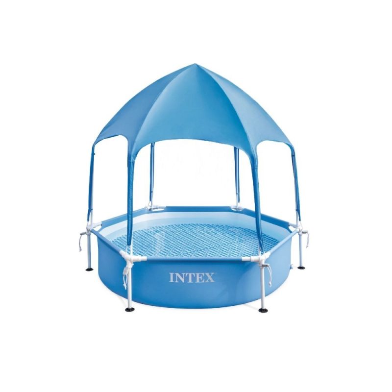 Canopy Round Metal Frame Pool