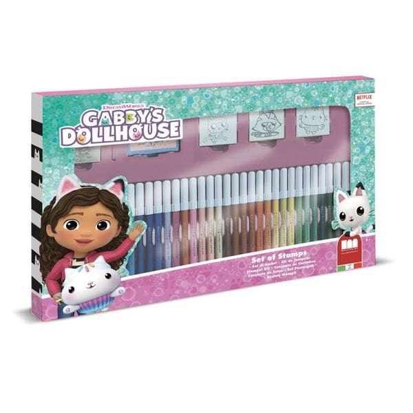 Multiprint - 36 Felt Tip Pens - Gabby's Dollhouse - Big Fun Lebanon