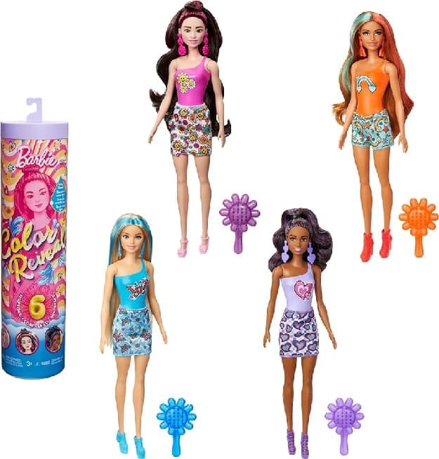 Barbie Color Reveal Doll Accessories with 6 Unboxing Surprises Big Fun Lebanon