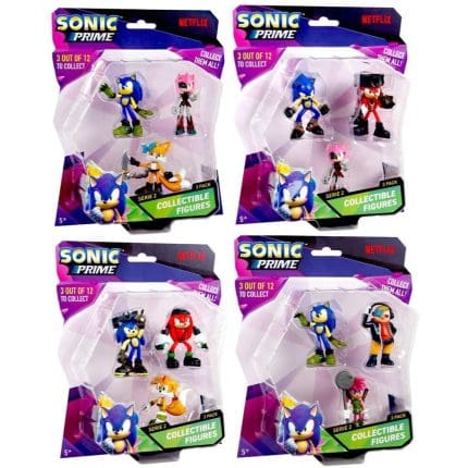 SONIC - 3 In 1 Figure Blister