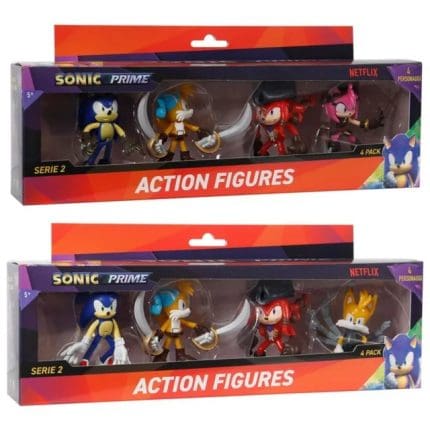 SONIC - Prime Articulated Action Figures - Pack of 1 - 4pcs