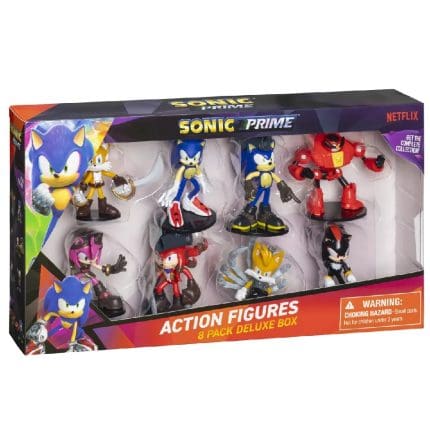 SONIC - Articulated Action Figures Deluxe Box - 8pcs