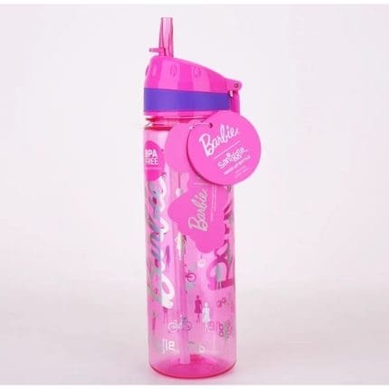 SMIGGLE - BARBIE Super Charge Plastic Flip Drink Bottle 650ML