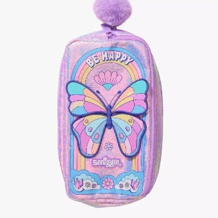 Smiggle - POCKET PENCIL CASE - BUTTERFLY