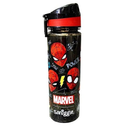 SMIGGLE - MARVEL Super Charge Plastic Flip Drink Bottle 650ML