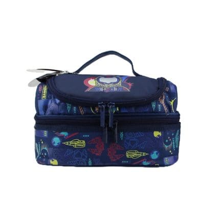 SMIGGLE - ASTRONAUT Double Decker Lunchbox With strap