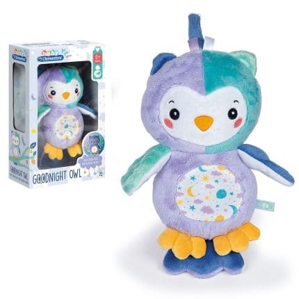 CLEMENTONI - Night Owl Light up Plush