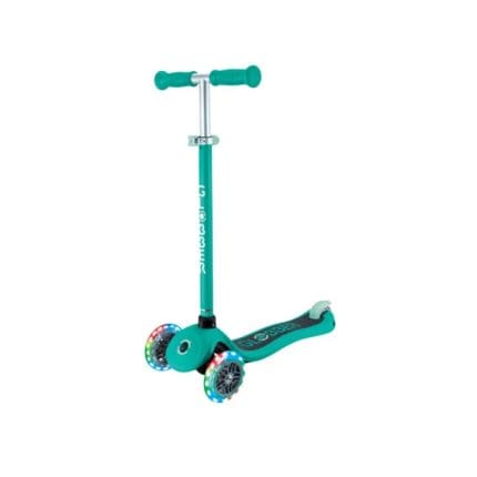 GLOBBER - Primo Lights 3 Wheel Light-Up Emerald Green Scooter