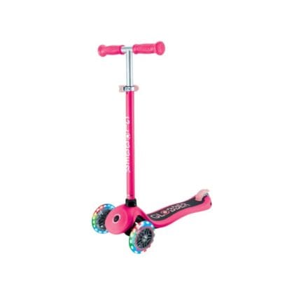 GLOBBER - Primo Lights 3 Wheel Light-Up FUSCHIA Scooter