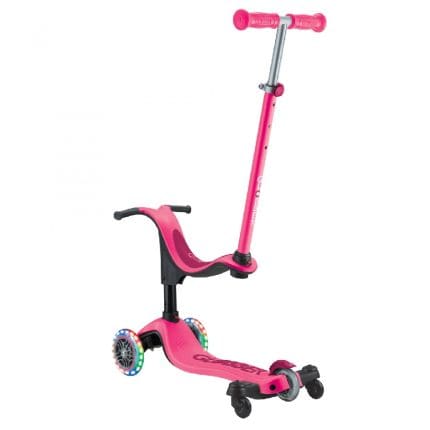 GLOBBER - Go Up Sporty Lights 360° FUSCHIA Scooter