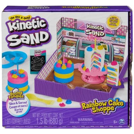 Spin Master Kinetic Sand Rainbow Cake Shoppe