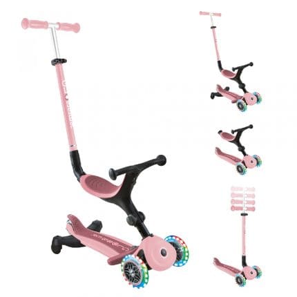 GLOBBER - Go Up Active Lights 360° - PASTEL PINK